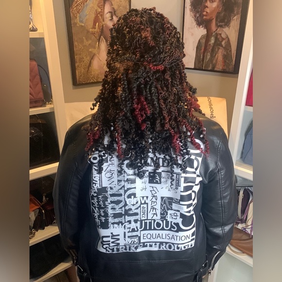 Zara Oversized Faux Leather Moto Jacket in great Preloved condition - Picture 2 of 6